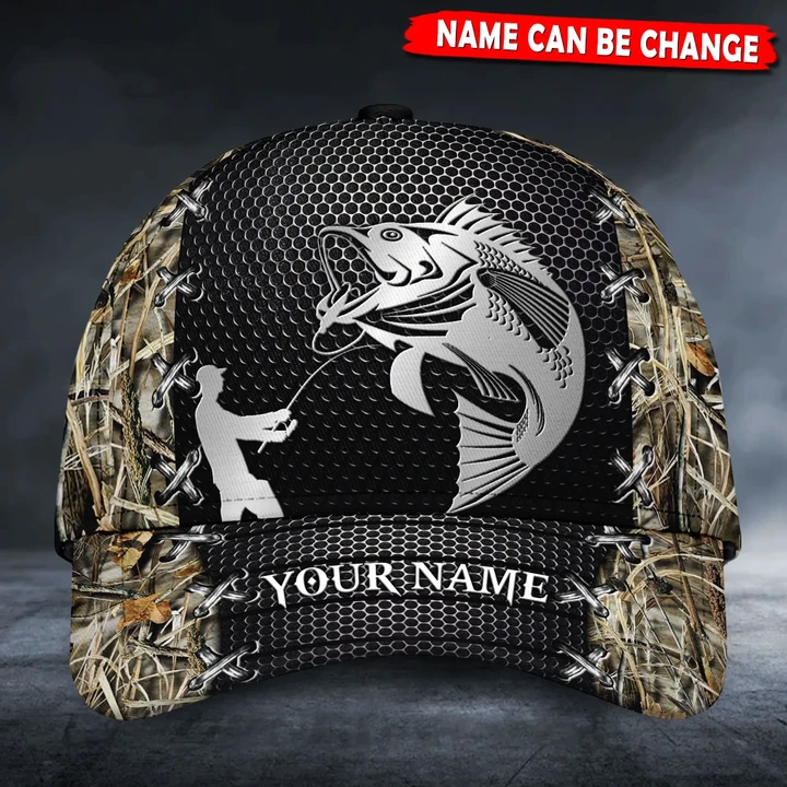 Personalized Name Crappie fishing Classic Caps