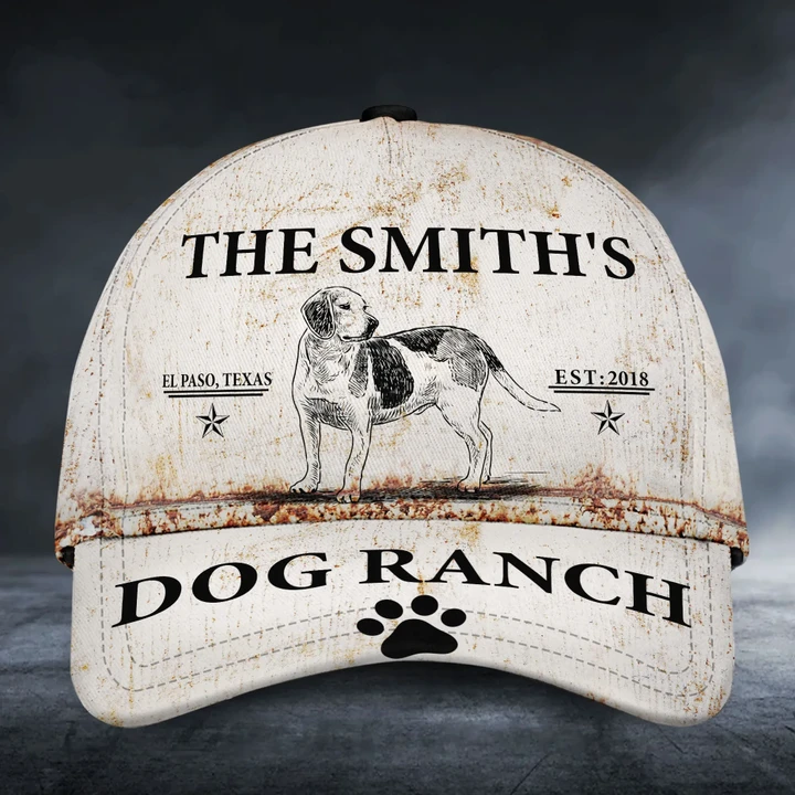 Custom Name, Address, Est Dog Ranch Classic Caps