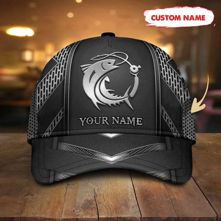 PERSONALIZED NAME  FISHING  Cap KNV-30CT47