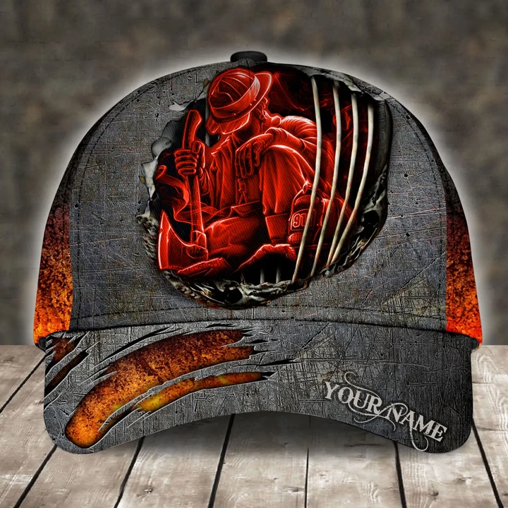 FIREFIGHTER PERSONALIZED CAP