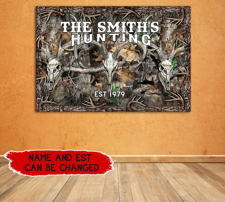 Personalized The Smith's Hunting Canvas tdh | hqt-15dt006 Human Custom Store