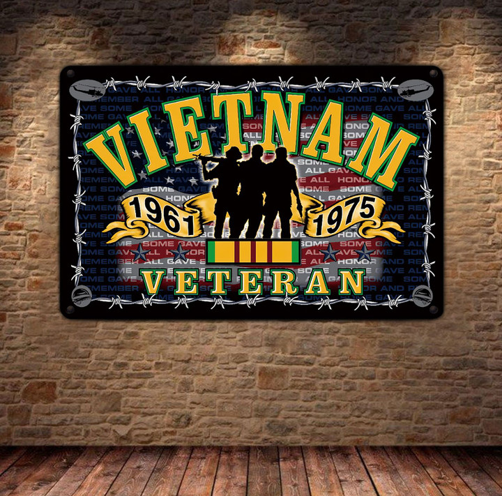 Vietnam Veterans METAL SIGN tdh | hqt-29TT001