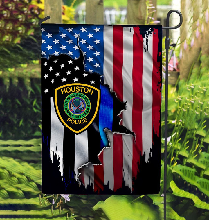 Houston Police Department 3D Flag Full Printing HTT-FTT535