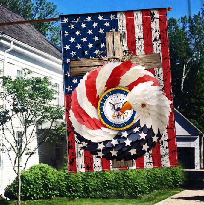US Navy Eagle 3D Flag Full Printing HTT005JUN21VA10