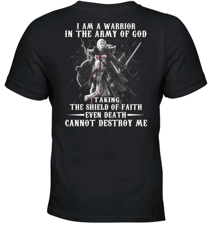I Am A Warrior In The Army Of God Knight Templar T-Shirt