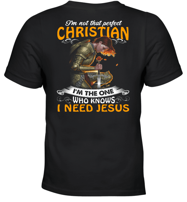 I Am Not That Perfect Christian Knight Templar T-Shirt