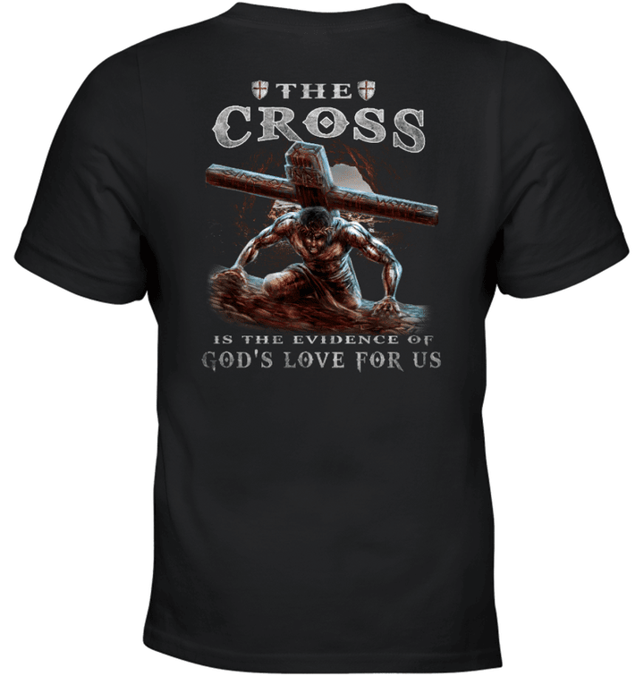 The Cross Is The Evidence Of Love Of God For Us Knight Templar T-Shirt