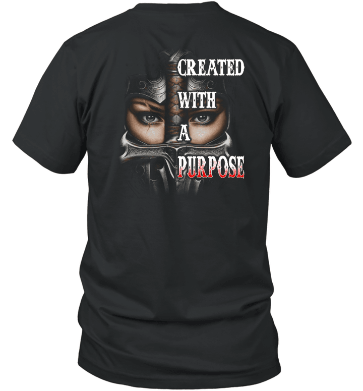 Created With A Purpose Knight Templar T-Shirt