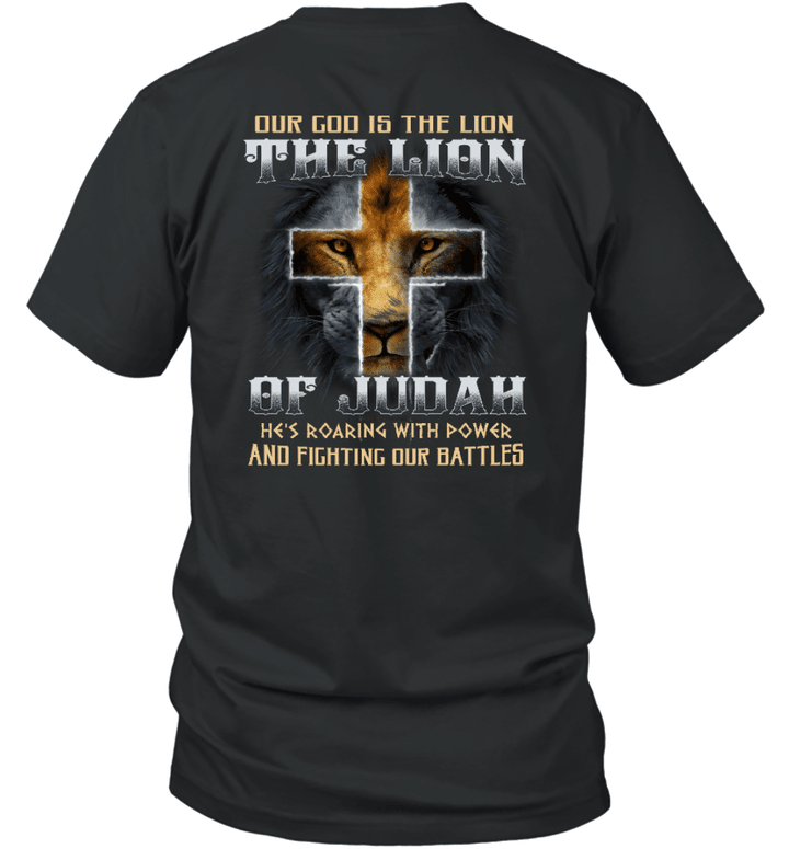 Our God Is The Lion Of Judah Warrior Of Christ T-shirt