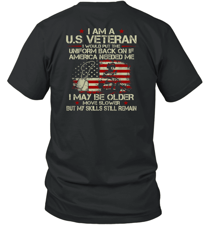 I Am A US Veteran T-shirt