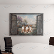 BOXER - CANVAS Window [ID3-B] | Framed, Best Gift, Pet Lover, Housewarming, Wall Art Print, Home Decor