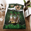 BOXER Quilt Bedding Set Shamrock Pro V1 [ID3-N] | Quilt, 2 Pillow covers, Comforter, Bed Sheet Set