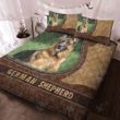 GERMAN SHEPHERD Quilt Bedding Set Pro 056 V2 [ID3-B] | Quilt, 2 Pillow covers, Comforter, Bed Sheet Set