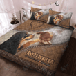 ROTTWEILER Quilt Bedding Set God Hand [ID3-D] | Quilt, 2 Pillow covers, Comforter, Bed Sheet Set