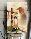 BOXER - CANVAS Look Up God [ID3-N] | Framed, Best Gift, Pet Lover, Housewarming, Wall Art Print, Home Decor