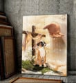 BOXER - CANVAS Look Up God [ID3-N] | Framed, Best Gift, Pet Lover, Housewarming, Wall Art Print, Home Decor