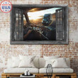 TRUCKER - CANVAS Window Open 4 [ID3-D] | Framed, Best Gift For Trucker, Housewarming, Trucker Home Decor,  Trucker Art Print,