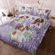 BRITTANY Bedding Set Purple Flower [ID3-N] | Duvet cover, 2 Pillow Shams, Comforter, Bed Sheet