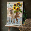 LABRADOR - CANVAS Today I Choose Joy [ID3-T] | Framed, Best Gift, Pet Lover, Housewarming, Wall Art Print, Home Decor