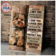 YORKSHIRE TERRIER - CANVAS Before I Met You [ID3-D] | Framed, Best Gift, Pet Lover, Housewarming, Wall Art Print, Home Decor