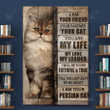 PERSIAN CAT - CANVAS I'm Your Friend [ID3-D] | Cat lover canvas, Canvas art wall decor, Home Decor, Persian Cat Gift