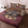 YORKSHIRE TERRIER Bedding Set God Bless Sweet Dream [ID3-T] | Duvet cover, 2 Pillow Shams, Comforter, Bed Sheet