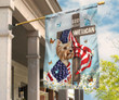  YORKSHIRE - Flag God Bless American [ID3-P] | House Garden Flag, Dog Lover, New House Gifts, Home Decoration