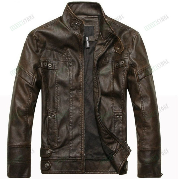 Men's Leather Jackets Motorcycle 001