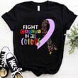 Fight Cancer In All Ribbon Colors T-shirt Gift For All The Cancer Support Cancer Fighter