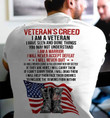 Veteran's Creed I Am A Veteran I Am A Warrior Never Accept Defeat Classic T-Shirt Gift For Veterans