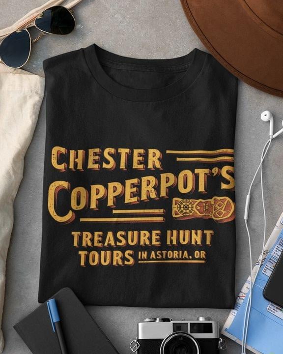 Chester Copperpot Treasure Hunt Tour In Astoria Or T-shirt Best Gift For Him For Her