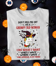 Don't Set Me Off I'm A Grumpy Old Woman I Do What I Want Funny Cute Unicorn Witch Happy Halloween Tshirt Gift For Unicorn Lovers
