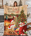 Thanks God Be Unto For His Unspeakable Gift Golden Retriever Merry Christmas Quilt Blanket Gift For Golden Retriever Lovers Dog Lovers