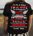 I Am Not A Widow I Am A Wife To A Husband With Wings Classic T-Shirt Memorial Gift For Loss Of Husband