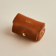 Leather Cufflink Pouch + Personalised Initials / Cufflink Storage Travel Box / Handmade Christmas Gift for Him / Wedding Day Gift Groomsmen