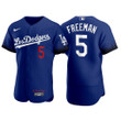 Los Angeles Dodgers Freddie Freeman 5 2021 City Connect Royal Jersey Gift For Dodgers Fans