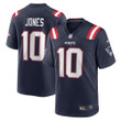 Mens New England Patriots Mac Jones Navy 2021 Draft First Round Pick Game Jersey Gift For New England Patriots Fans