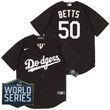 Los Angeles Dodgers Mookie Betts #50 2020 Black Jersey