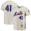 Tom Seaver New York Mets Cooperstown Collection Jersey Cream
