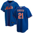 New York Mets Max Scherzer 21 Royal Alternate Official Jersey Gift For Mets Fans