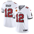 Mens Tampa Bay Buccaneers Tom Brady White Captain Vapor Jersey Gift For Tampa Bay Buccaneers Fans
