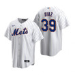 Mens New York Mets #39 Edwin Diaz 2020 Home White Jersey Gift For Mets Fans