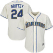 Ken Griffey Jr. Seattle Mariners Alternate Official Cool Base Player Jersey Cream