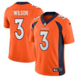Denver Broncos Russell Wilson 3 American Football Orange Game Jersey Gift For Broncos Fans