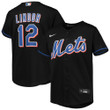 Francisco Lindor New York Mets Alternate Player Jersey Black
