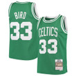 Larry Bird Boston Celtics Hardwood Classics Throwback Jersey Kelly Green