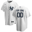 New York Yankees Home Custom Jersey White