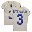 Odell Beckham Jr. Los Angeles Rams Autographed Game-used #3 Jersey Vs. Baltimore Ravens White