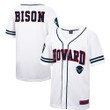Howard Bison Colosseum Free Spirited Baseball Jersey White/navy