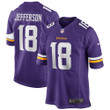 Justin Jefferson Minnesota Vikings Player Game Jersey Purple
